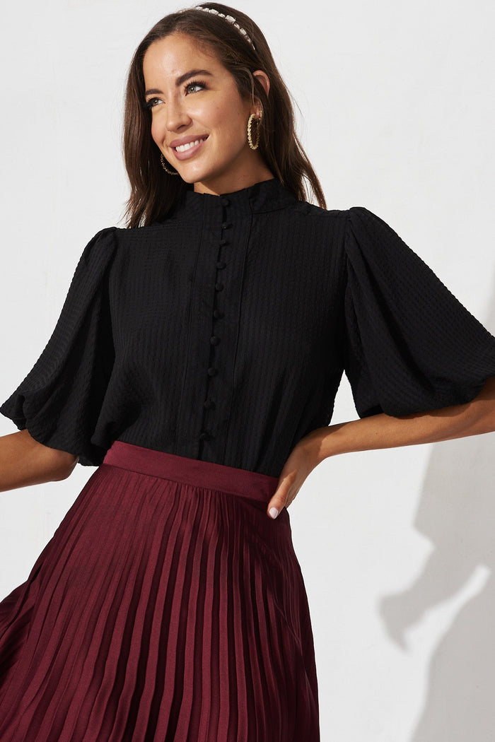 Prudence Shirt In Black - front