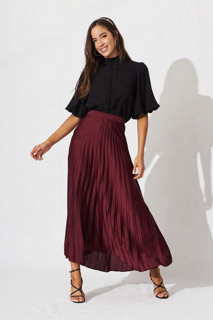 Prudence Shirt In Black - full length