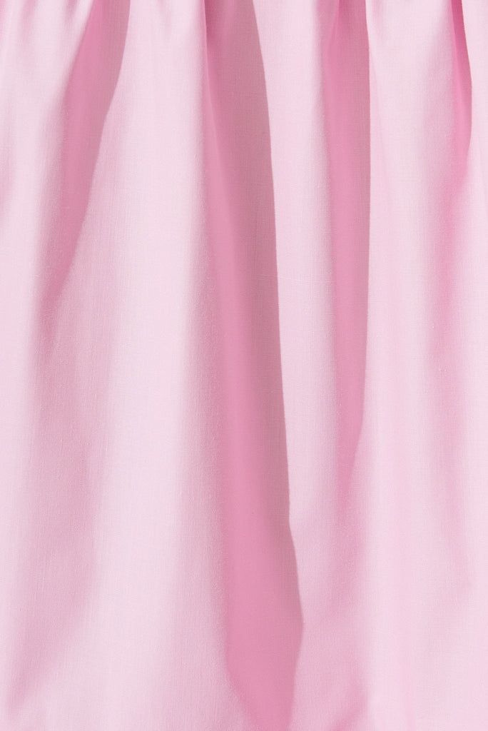 Shaneen Midi Dress In Pink - fabric