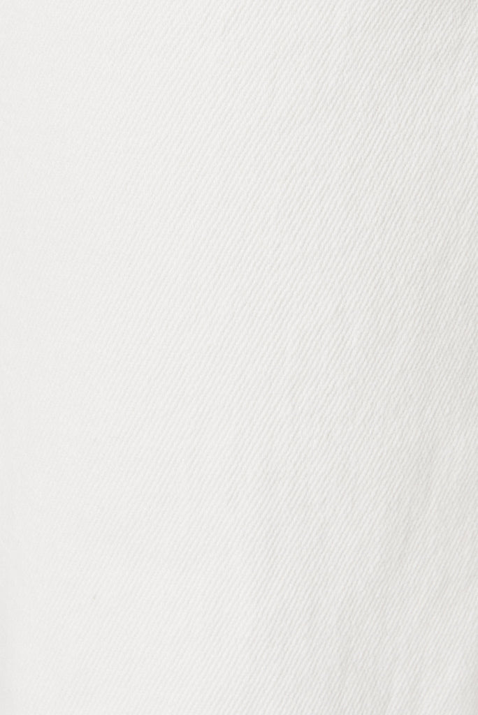 Sensations Stretch Pants In White - fabric