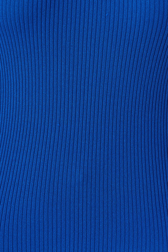 Gandia Knit Tank Top In Blue - fabric