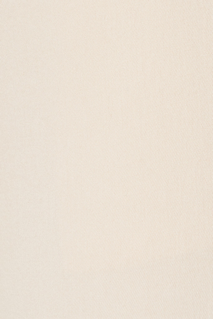 La Rochelle Cargo Pants In Beige - fabric