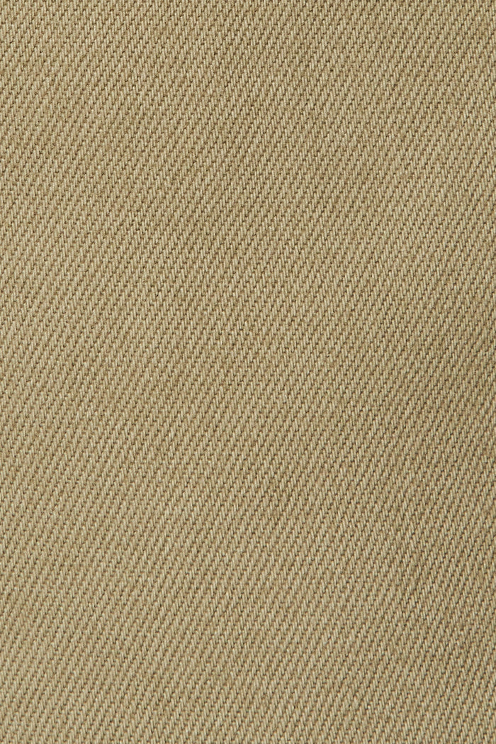 Angela Shorts In Khaki - fabric