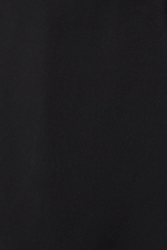 Khali High Neck Top In Black - fabric