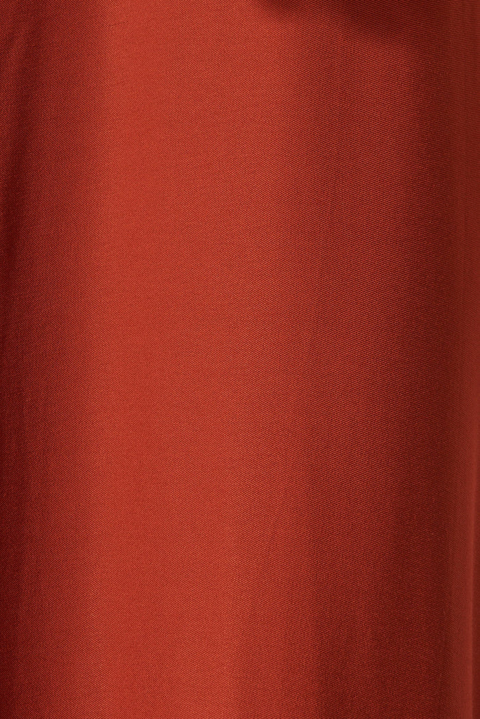 No Scrubs Maxi Dress In Rust - fabric