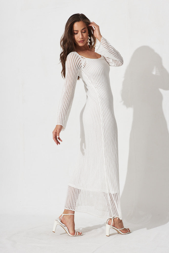 Amandine Maxi Dress In White - St Frock (Dev)
