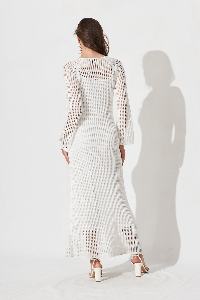 Amandine Maxi Dress In White - St Frock (Dev)