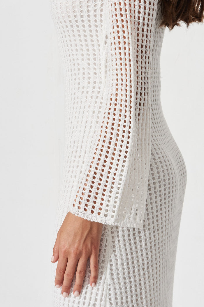 Amandine Maxi Dress In White - St Frock (Dev)