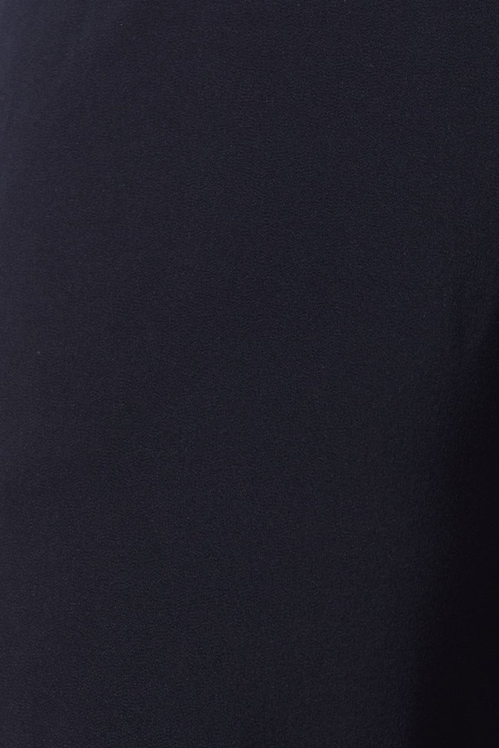 Charlene Wide Leg Pants In Navy Satin - St Frock (Dev)