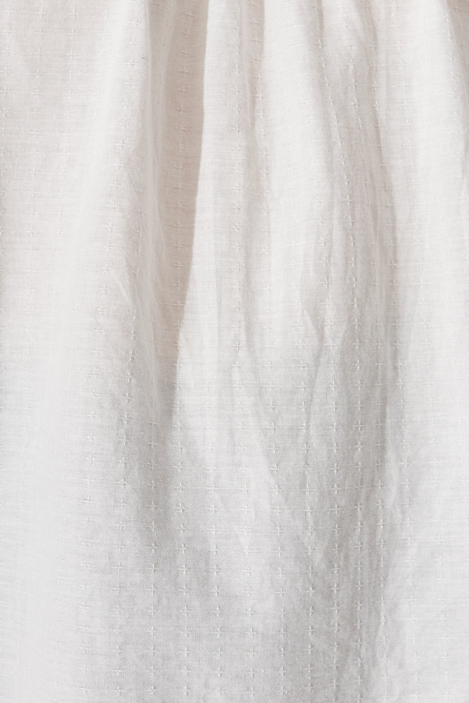 Northwood Top In White - fabric