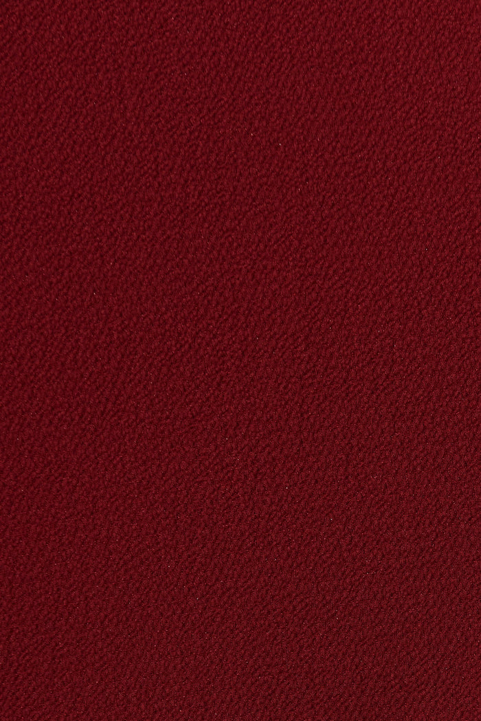 Danica Dress In Wine Crepe - fabric