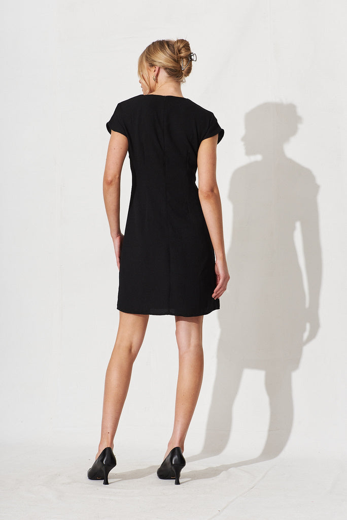 Georgiella Dress In Black - back