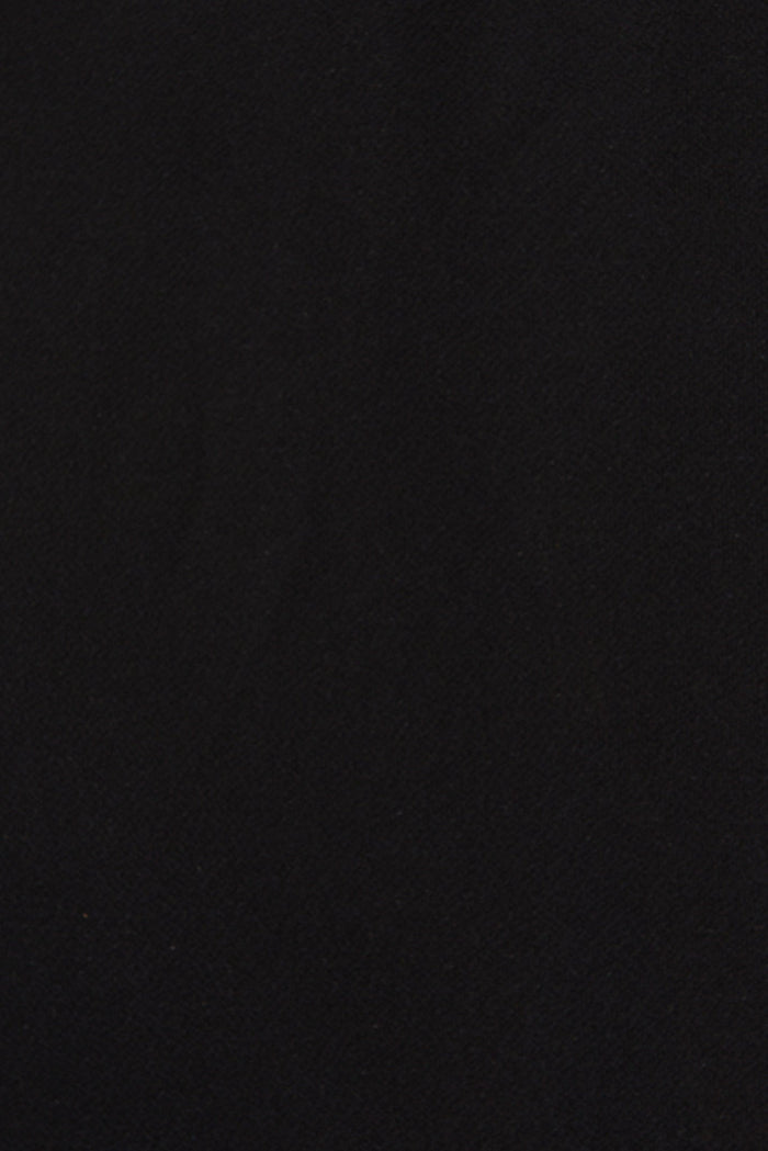Ava Dress In Black Crepe - fabric