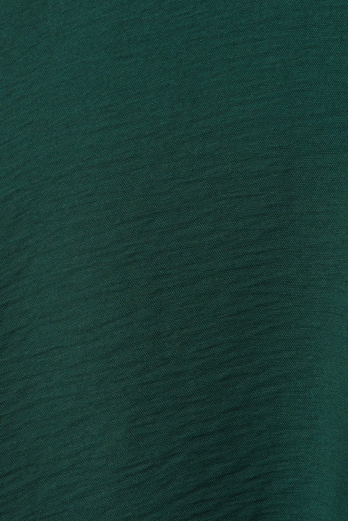 Chica Dress In Emerald Linen Blend - St Frock (Dev)