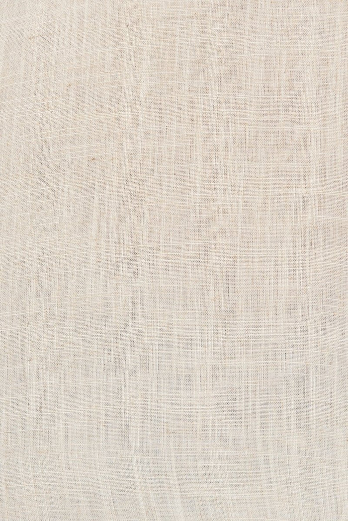 Catharina Top In Beige Linen Blend - St Frock (Dev)