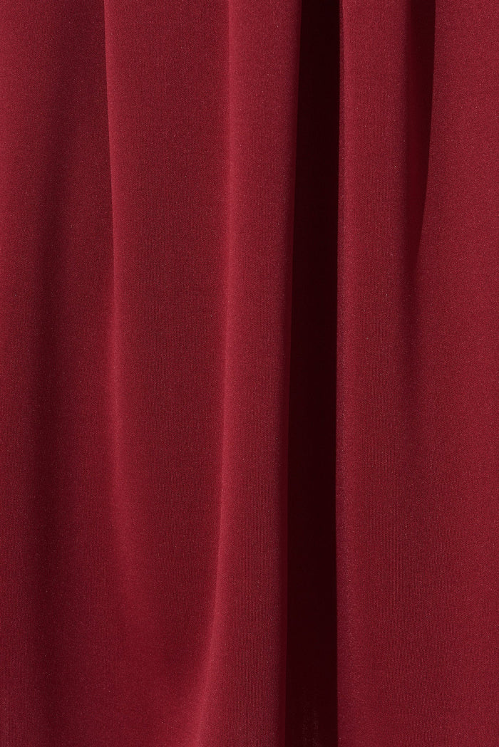 Jardin Dress In Wine - fabric