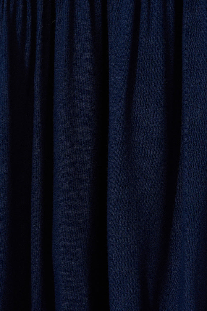 Lilla Maxi Dress In Navy - fabric