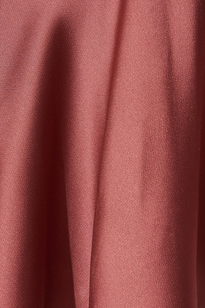 Brylie Dress In Dusty Pink Satin - St Frock (Dev)