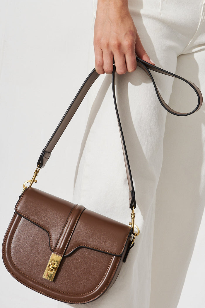 August + Delilah Chika Crossbody Bag In Tan - St Frock (Dev)