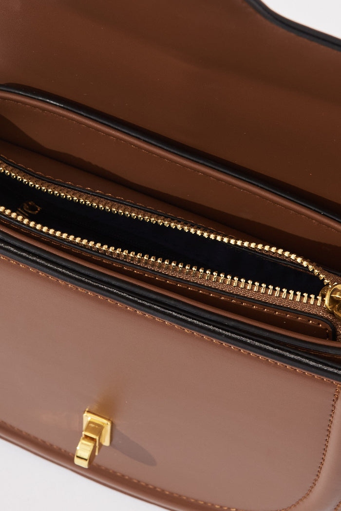 August + Delilah Chika Crossbody Bag In Tan - St Frock (Dev)