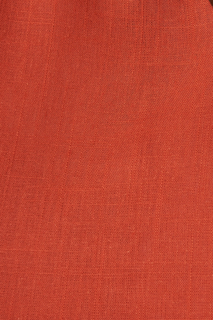 Tiarnelle Top In Rust - fabric