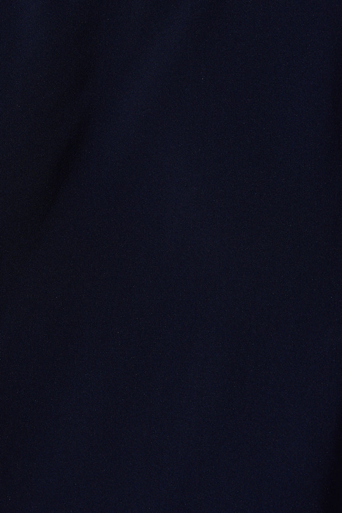 Nevaya Top In Navy Sequin - fabric