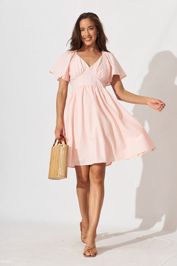 Amalee Dress In Pink - full length