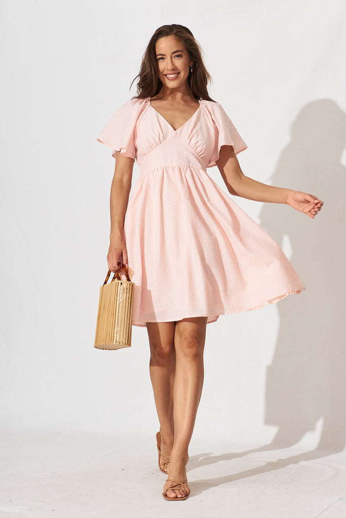 Amalee Dress In Pink - full length