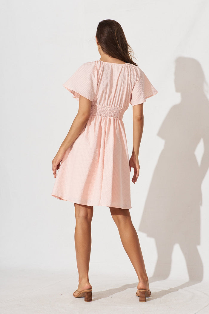 Amalee Dress In Pink - back