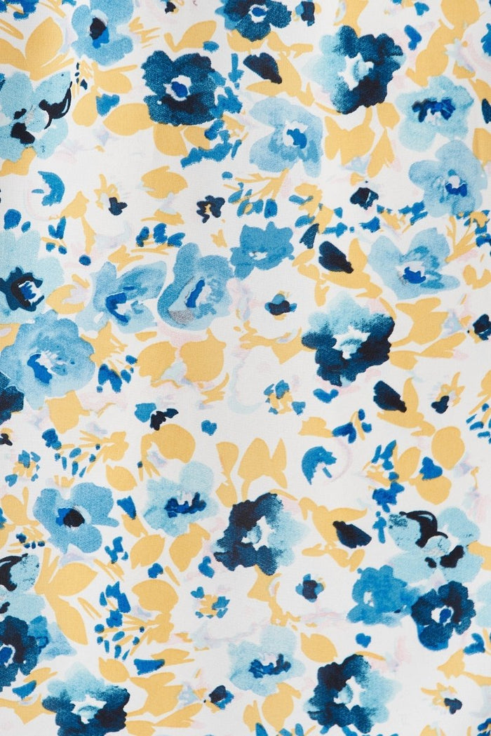 Chestery Midi Dress In Blue Floral - St Frock (Dev)