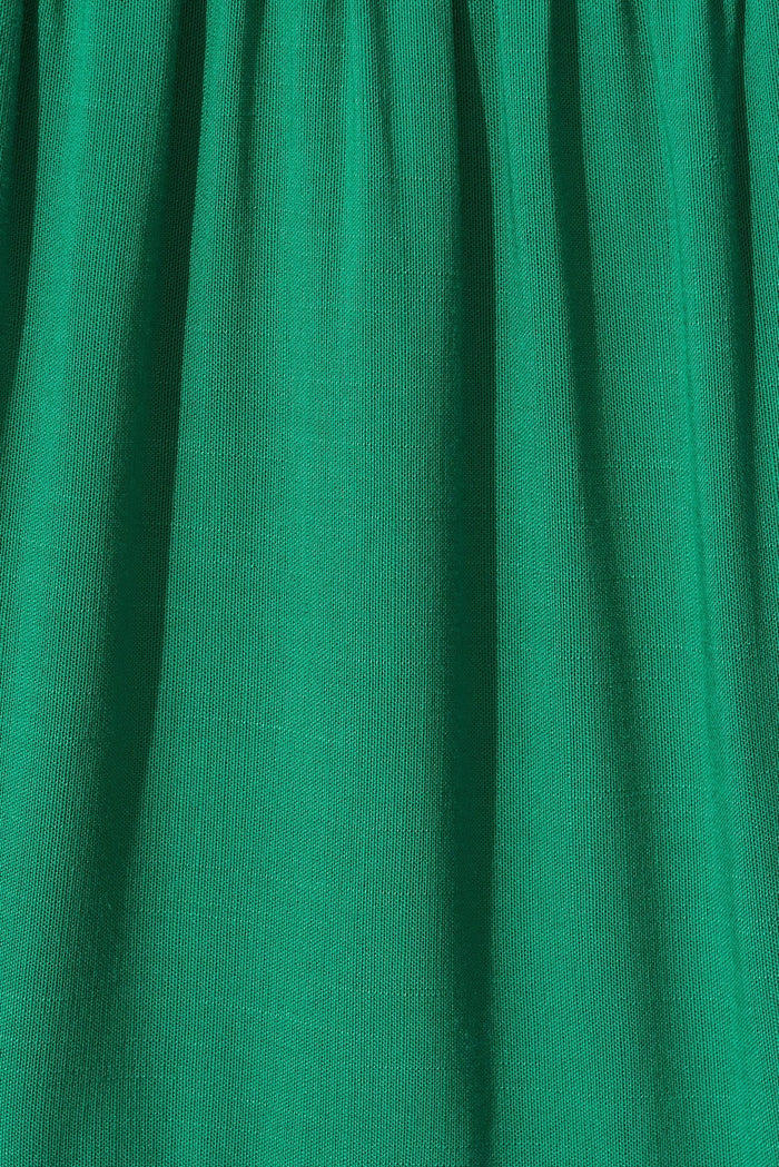 Annabeth Shirred Maxi Dress In Green - St Frock (Dev)