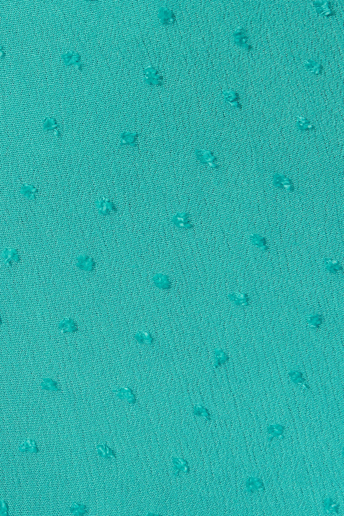 Lady Jane Skirt In Aqua Swiss Dot - fabric