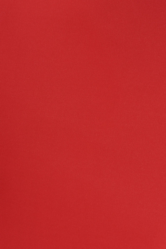 Constantina Midi Dress In Red - fabric