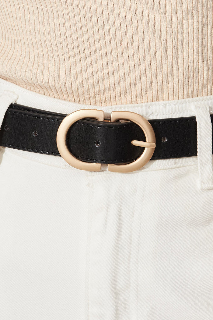 August + Delilah Jastina Belt In Black - St Frock (Dev)