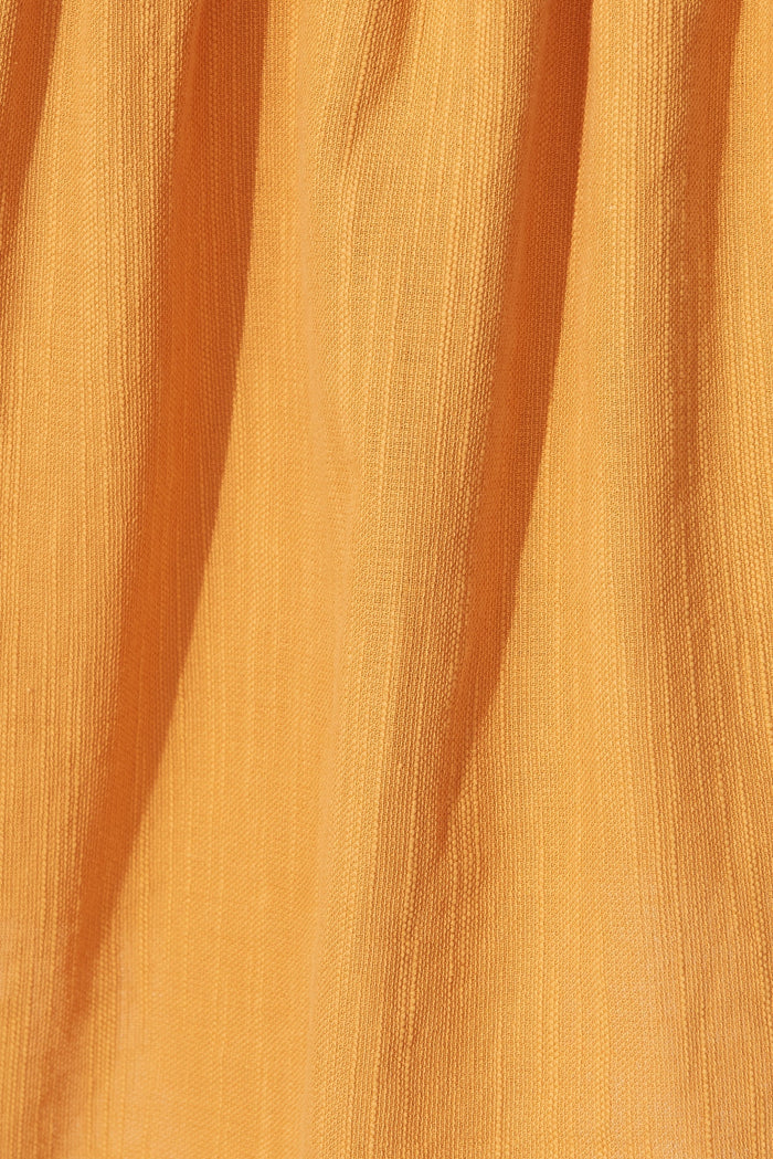 Tansy Midi Dress In Mustard - fabric