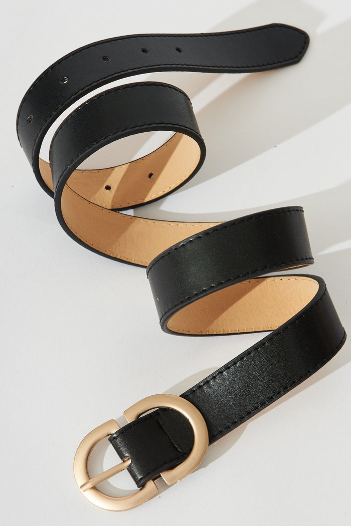 August + Delilah Jastina Belt In Black - St Frock (Dev)