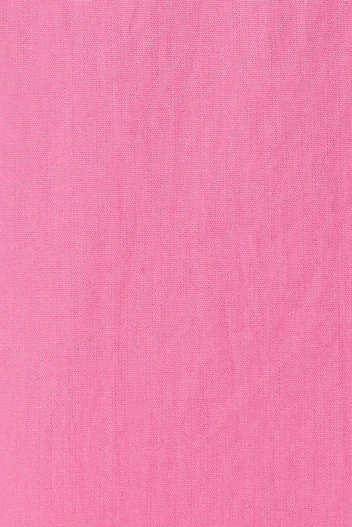 Festine Smock Dress In Pink Cotton - fabric