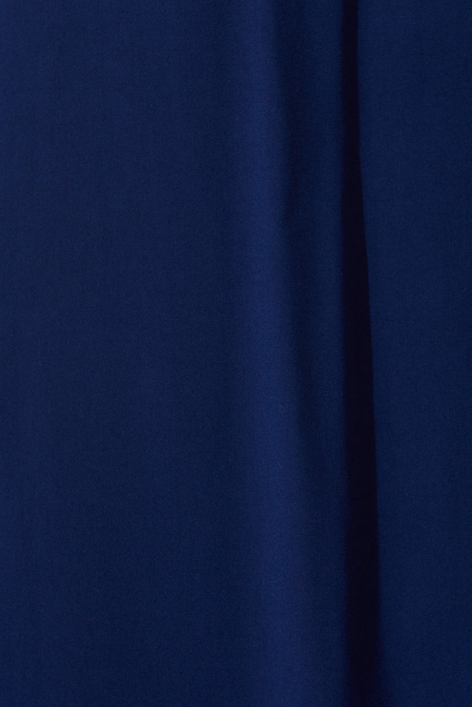 Jacoba Dress In Navy - fabric