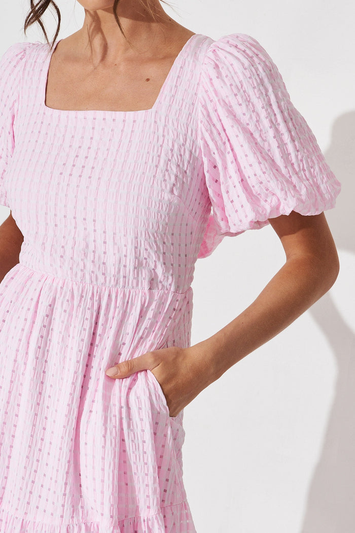 Coperni Maxi Dress In Lilac - detail