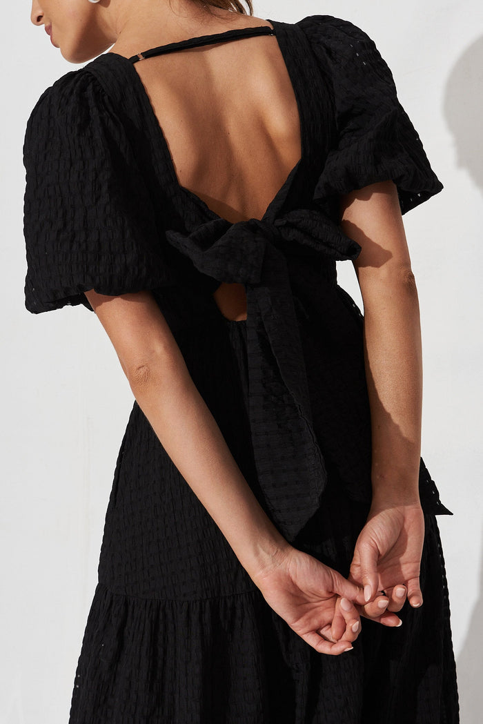 Coperni Maxi Dress In Black - detail