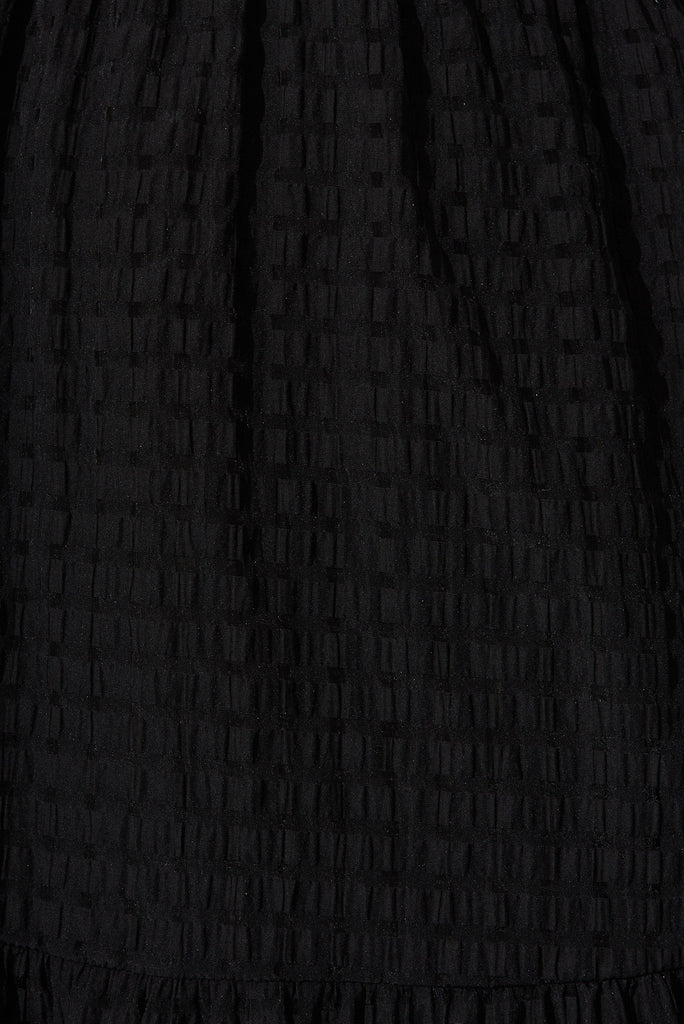 Coperni Maxi Dress In Black - fabric