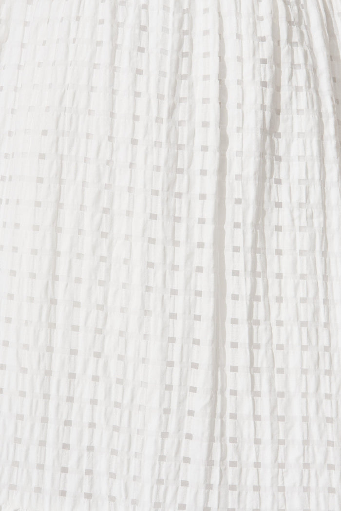 Coperni Maxi Dress In White - fabric