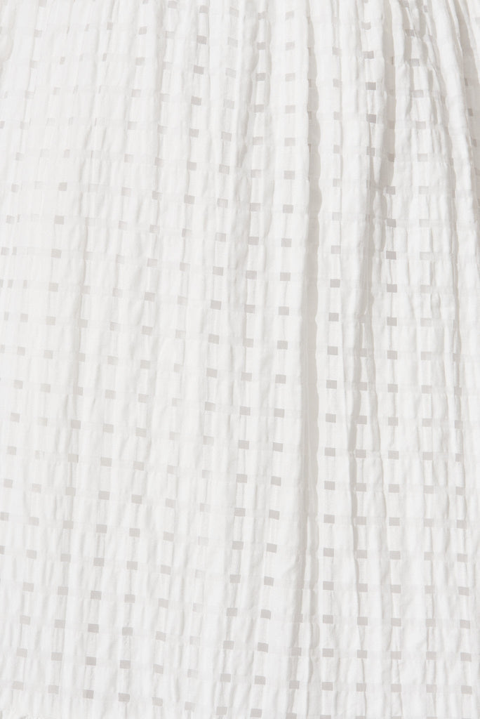 Coperni Maxi Dress In White - fabric