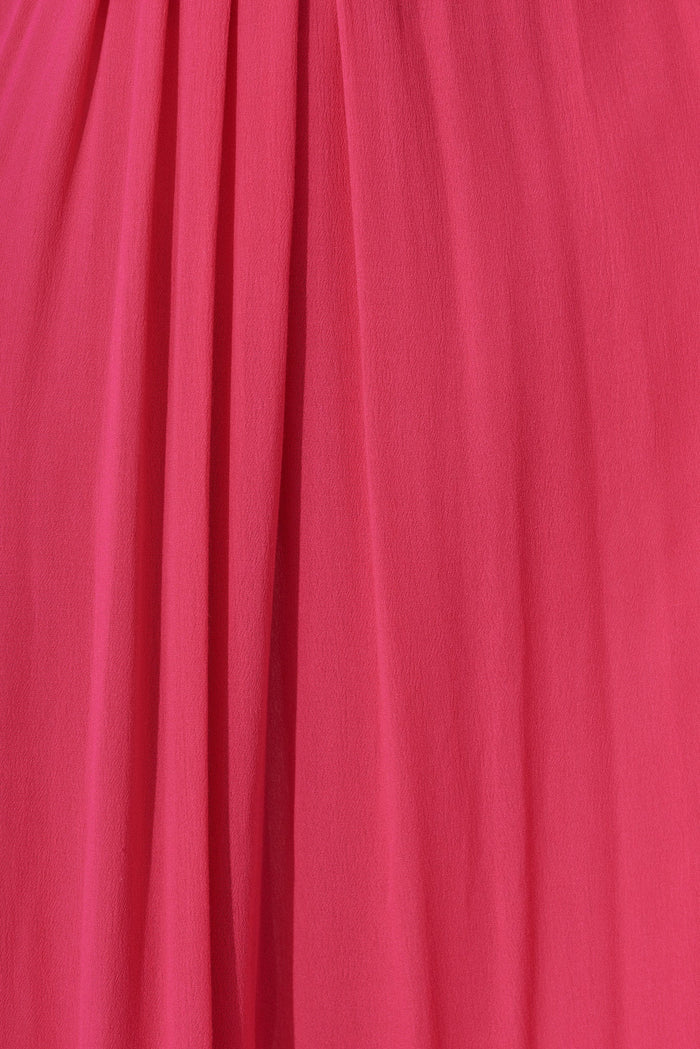 Right Move Maxi Dress In Hot Pink - fabric