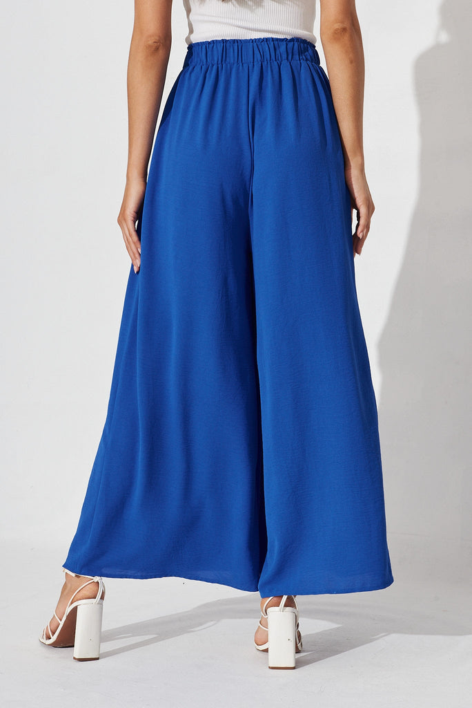 Page Pants In Cobalt Blue - back