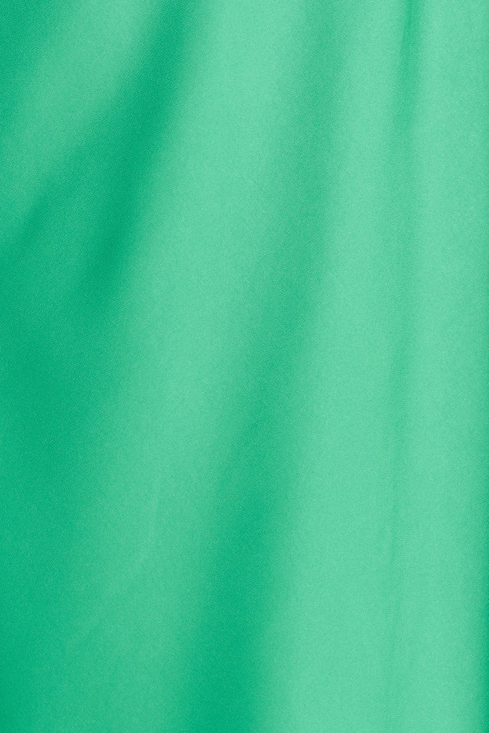 Zegna Midi Dress In Green Satin - fabric