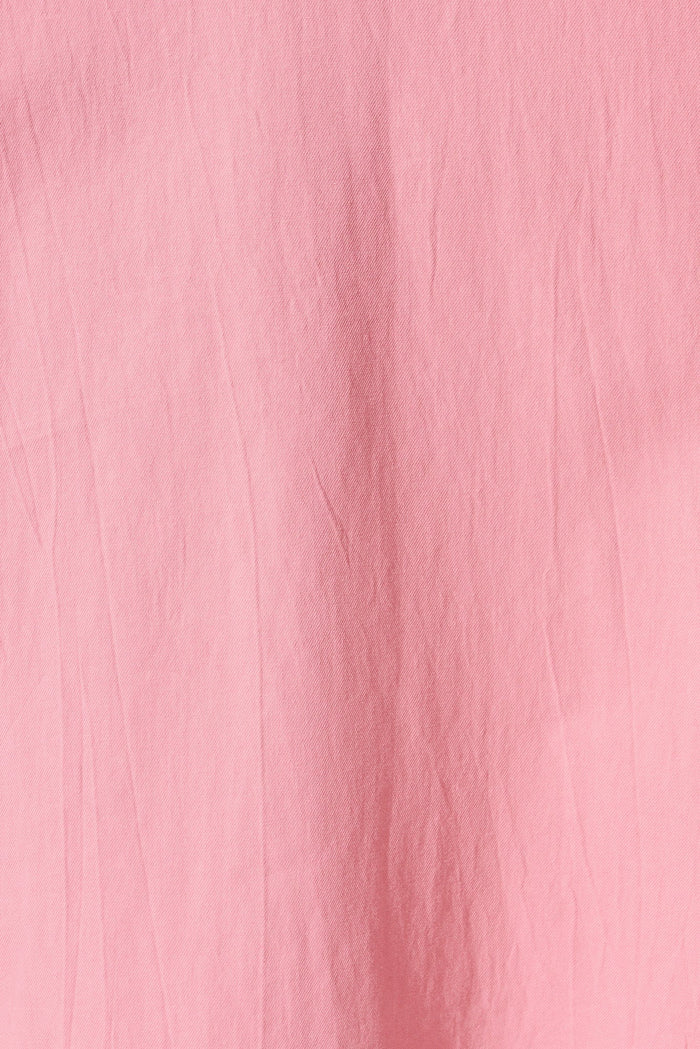 Ruthie Midi Dress In Pink Cotton - fabric