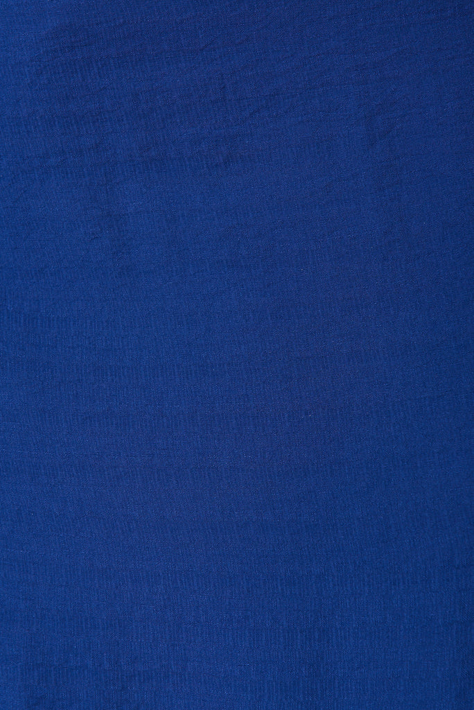 Barletta Midi Dress In Navy - fabric
