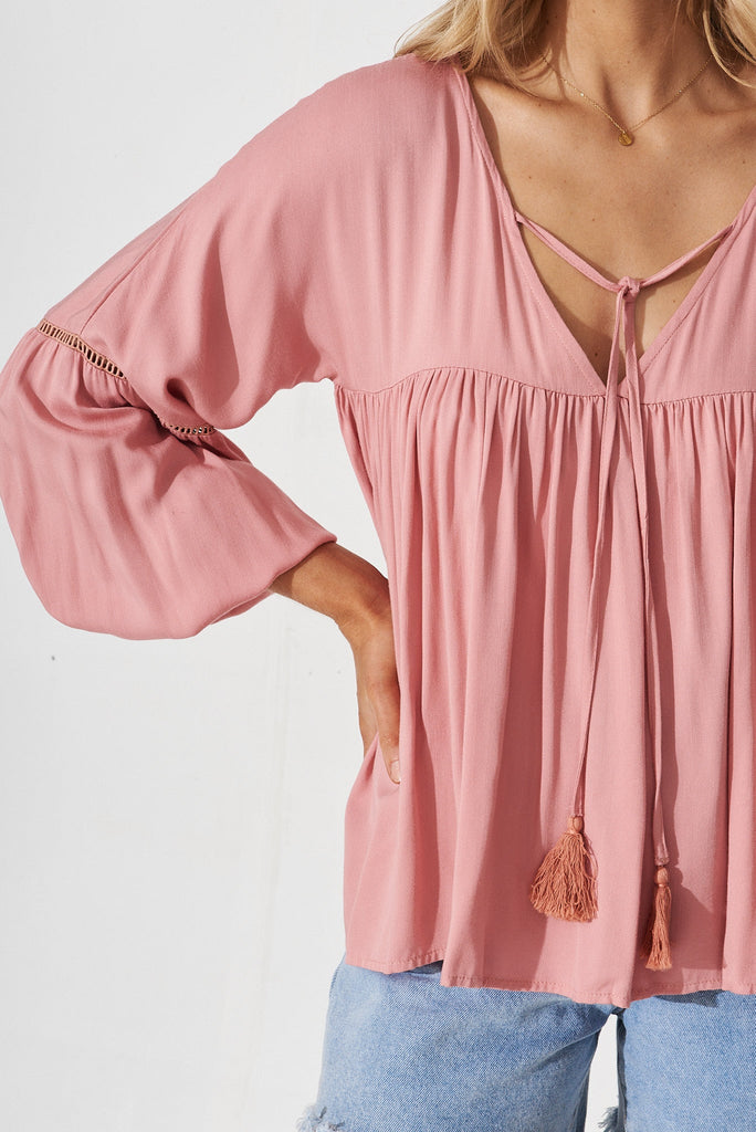 Altamura Top In Pink - detail