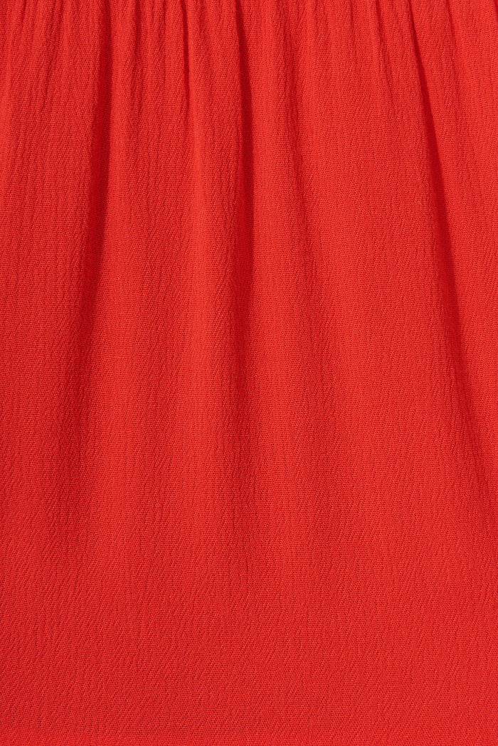 Somerset Dress In Red - fabric